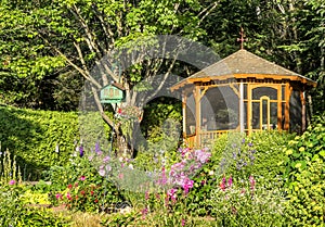 Flowery gazebo