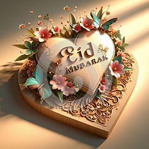 Flowery and heartfelt wishes of eid to make you feel special photo