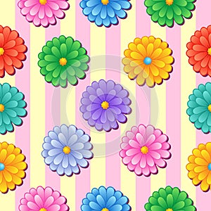 Flowery seamless background 5