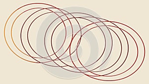 Flowing Abstract Circular Lines, Dynamic Pattern Vector, vector design Generative AI
