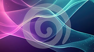 Flowing abstract waves creating dynamic gradient background