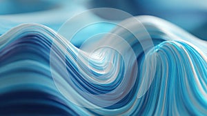 flowing blue abstract waves