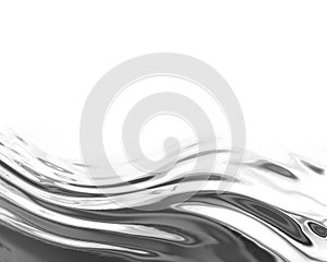 Flowing chrome or metallic background