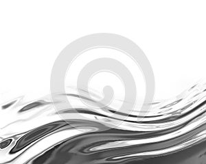 Flowing chrome or metallic background