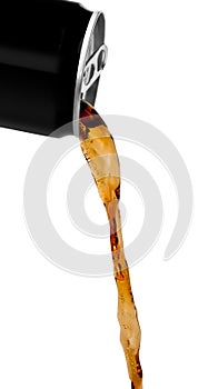 Flowing cola drink