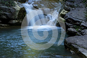 Flowing creeks wading through the mountains 2.