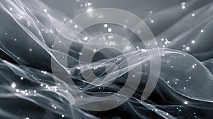 Flowing digital waves abstract particles data internet concept