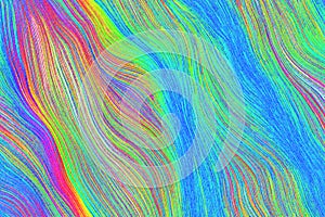 Flowing hair like abstract image photo