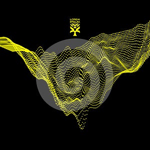 Flowing Particle Waves. Abstract Science or Technology Background