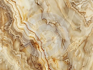 Flowing pattern on polished marble floor reminding wood texture with color and shape of motif. Excellent decorative