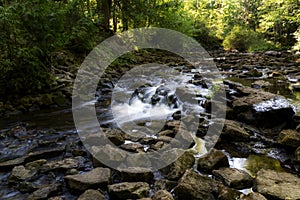 Flowing River at Hilton Falls near Milton, Ontario