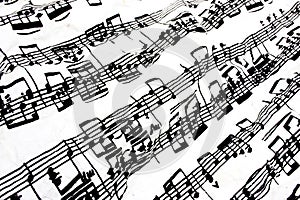 Flowing sheet music img