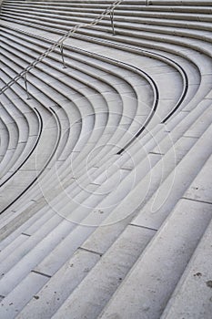 Flowing stairway in hamburg