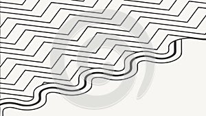 Wavy Zigzag Line Pattern Vector Background, vector design Generative AI