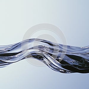 Flowing water abstract