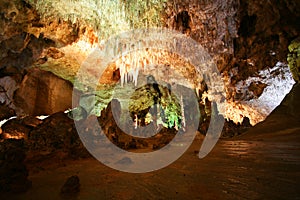 A Flowstone and 'Lily Pads' in Carlsbad photo