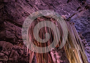 Flowstones in the famous Cango Caves in South Africa