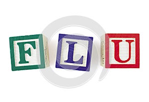 FLU Alphabet Blocks, viewed from above