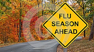 Flu Season Ahead Warning Sign