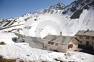 Fluela pass summit