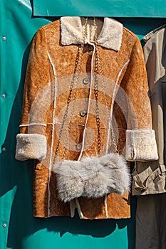 Fluffy Bag Goatskin Coat