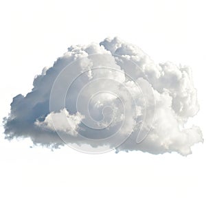 Cloud isolated on white background