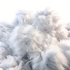 fluffy cotton like vapor that feels soft and inviting close up photo