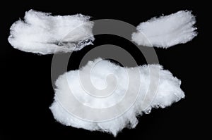 Fluffy cotton white cotton pieces