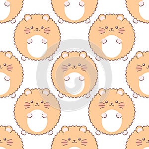 Fluffy hamster pattern