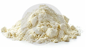 A fluffy mound of flour, ready for baking magic