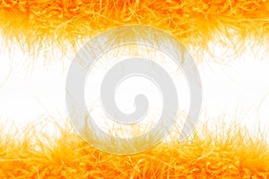 Fluffy orange background