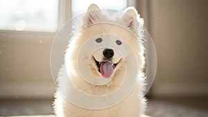 Adorable Samoyed Puppy