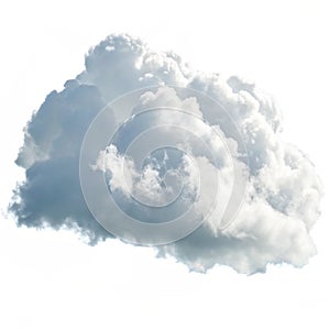 Cloud isolated on white background