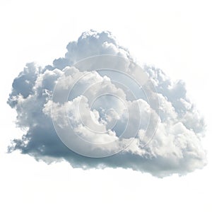 Cloud isolated on white background