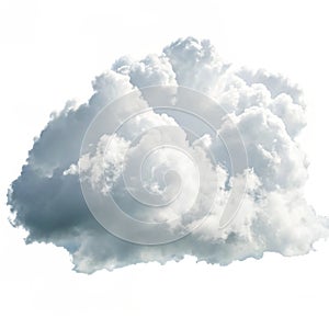 Cloud isolated on white background