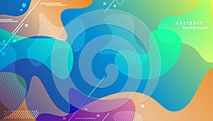 Abstract fuild background