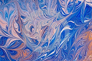 Fluid abstract- liquid art illustration. Acrylic- paint on canvas