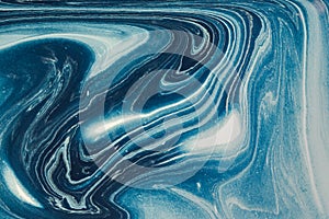 Fluid abstract- liquid art illustration. Acrylic- paint on canvas