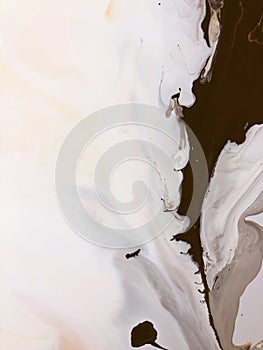 Fluid acrylic art texture