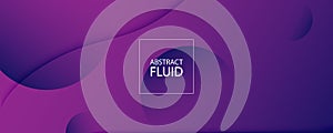 Fluid Background. Abstract Flow Shape Wallpaper.