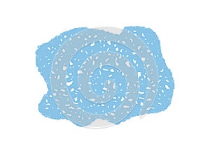 Fluid Chalk Squiggle Quote Frame Sketch