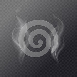 Fluid cigarette smoke on a dark background.