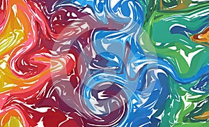 Fluid colorful shapes background. Rainbow Trendy gradients. Fluid shapes composition. Abstract Modern Liquid Swirl Marble flyer de photo