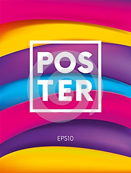 Fluid colorful shapes composition. Trendy liquid gradients. Vector illustration for greeting card, banner or poster. Eps10 vector.