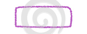 Fluid Crayon Scribble Outline Textbox Rectangle
