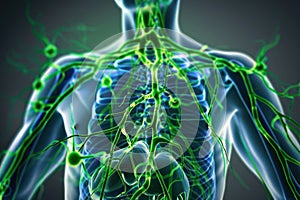 Fluid defenders: lymphatic system - the body's frontline defense, the intricate network of vessels and nodes that