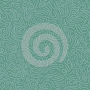 Fluid doodle pattern resembling wind and water currents and waves