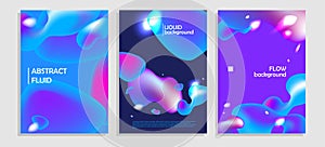 Fluid elements backgrounds