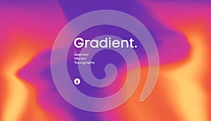 Fluid gradient background design. Futuristic liquid abstract colorful wallpaper. EPS 10