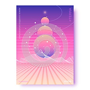 Fluid gradients A4 poster